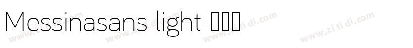 Messinasans light字体转换